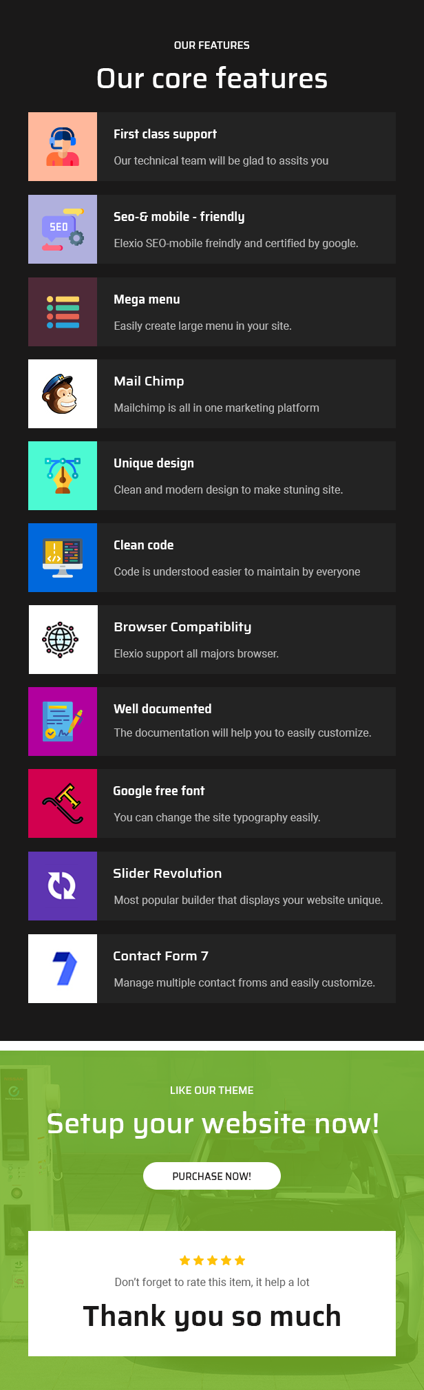 Elexio - Electric Mobility WordPress Theme + RTL